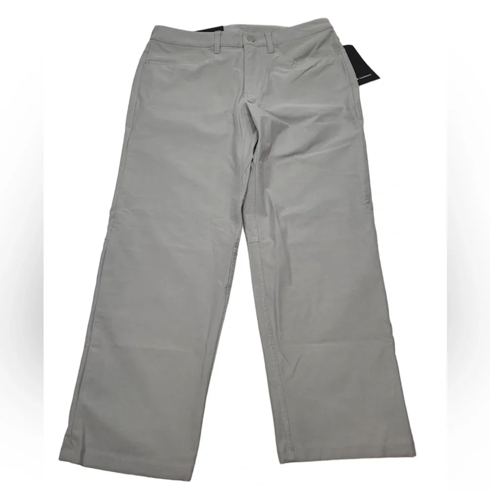 Lululemon ABC Pant Relaxed Fit Crop Pant Utilitech Fabric Seal Gray Size… - Picture 1 of 10